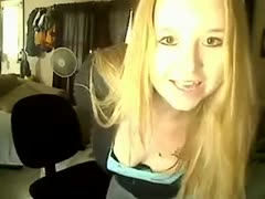 Curvy blond legal age teenager thinks that babe is a princess of livecam